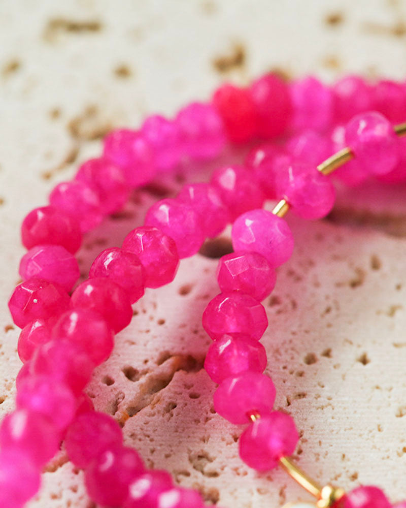 Blush Bloom Gemstone Bracelet