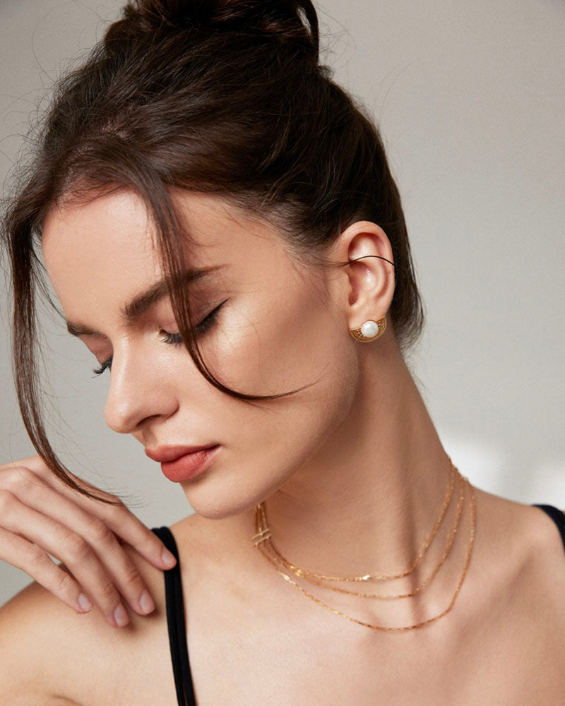 Pearl Soleil Studs