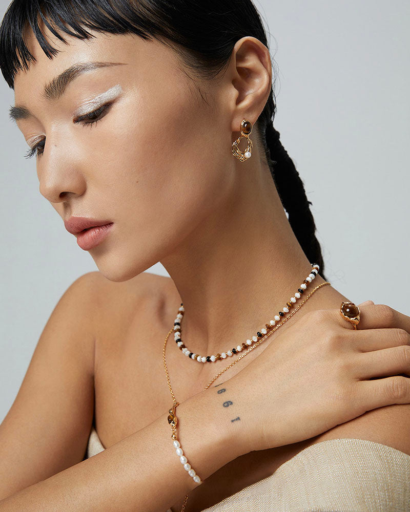 Gemstone Beaded Necklace