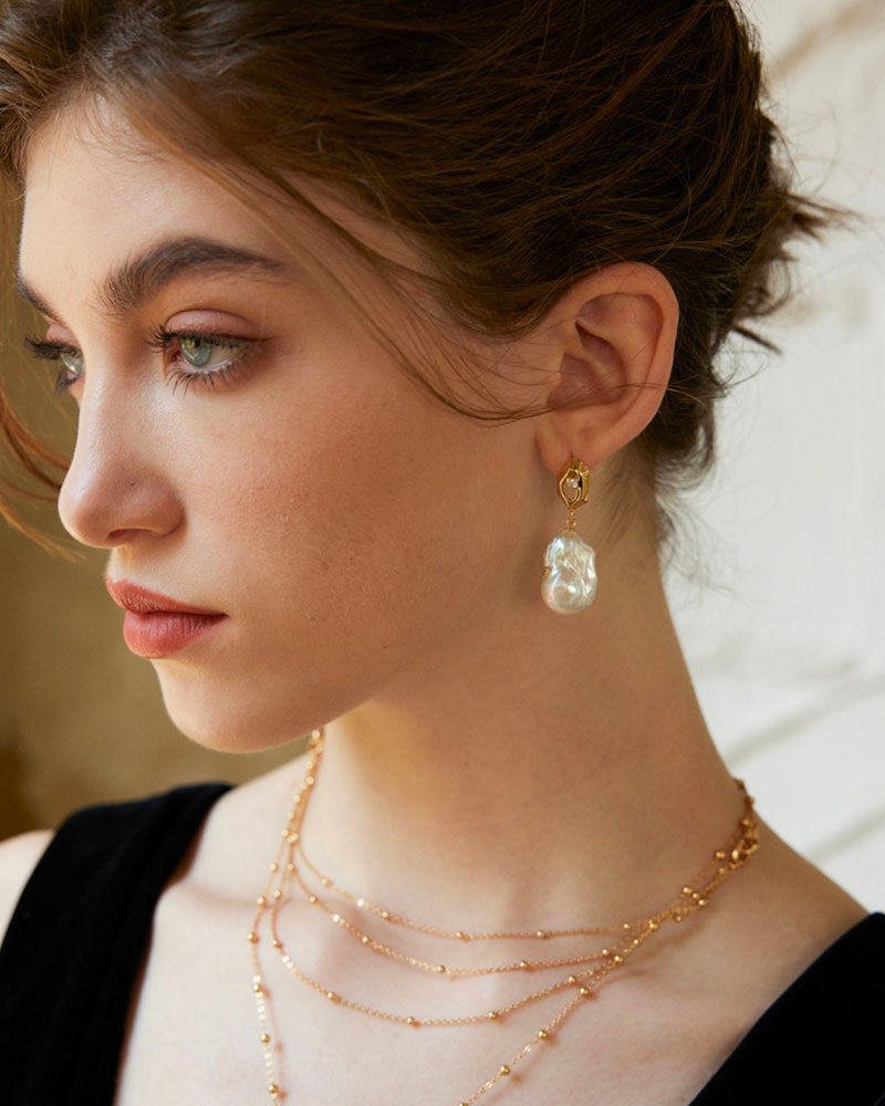 Irregular Radiance Earrings