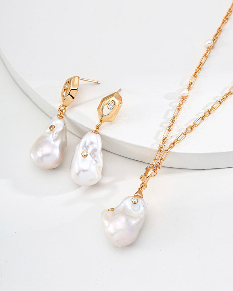 Irregular Radiance Earrings
