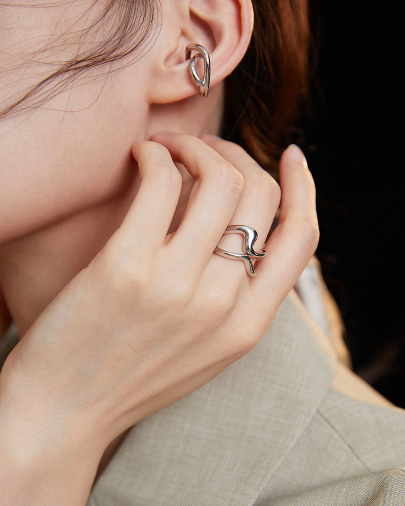 Molten Double Layer Ring