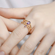 Amethyst Ring Set