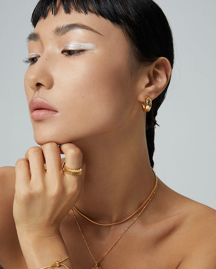 Aurora Hoop Earrings