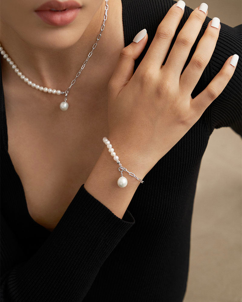 Baroque Pearl Drop Bracelet