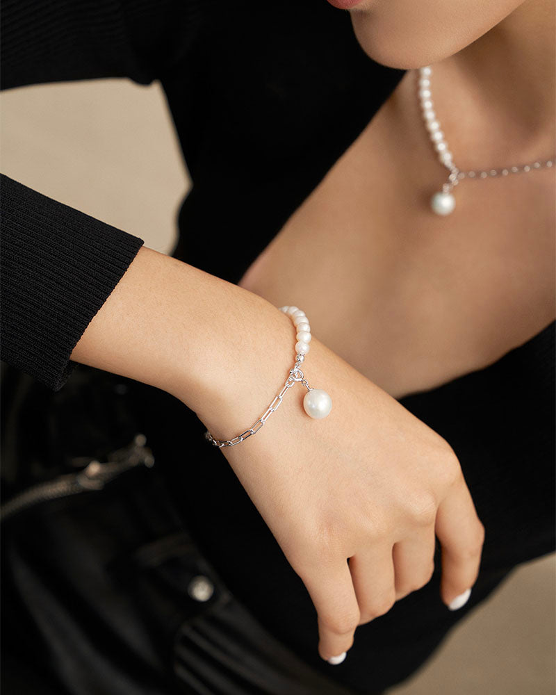 Baroque Pearl Drop Bracelet