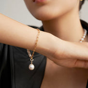 Baroque Pearl Drop Bracelet