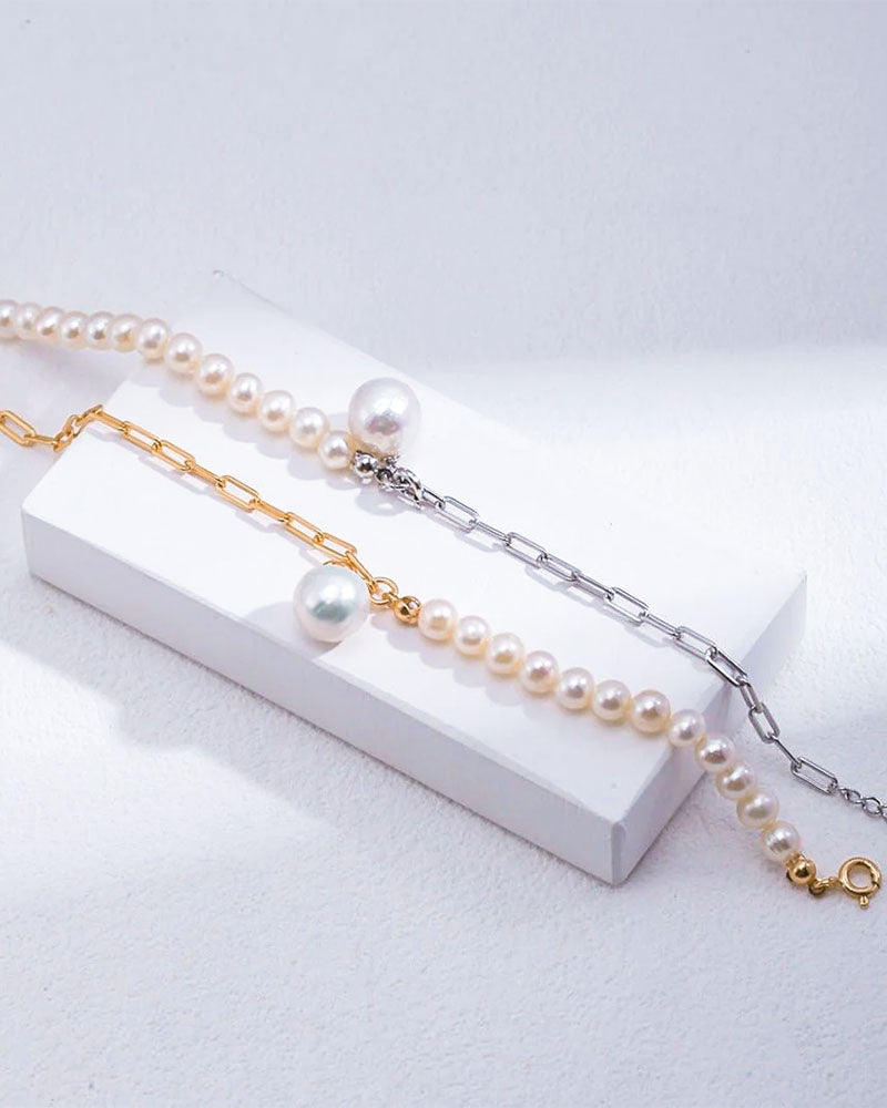 Baroque Pearl Drop Bracelet