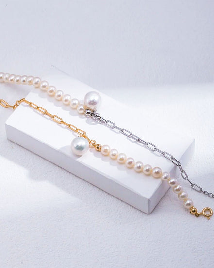 Baroque Pearl Drop Bracelet