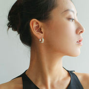 Blooming Hoop Earrings