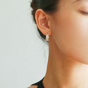 Blooming Hoop Earrings