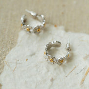 Blooming Hoop Earrings