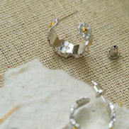 Blooming Hoop Earrings