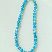 Blue Crystal Beaded Necklace