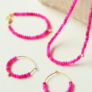 Blush Bloom Gemstone Earrings