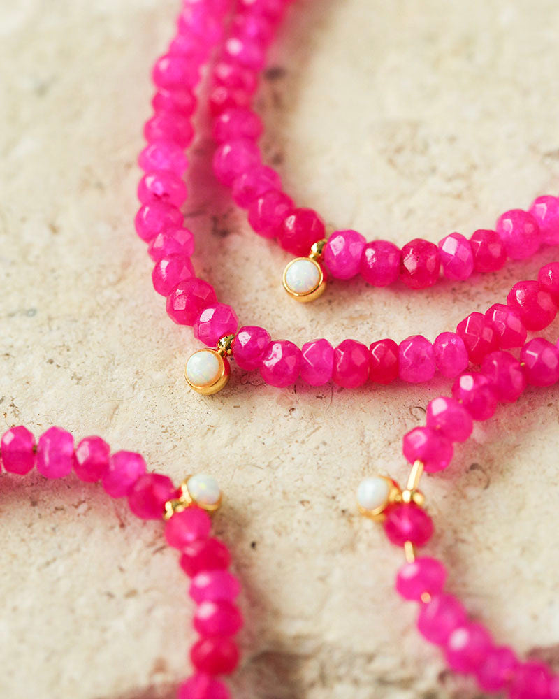 Blush Bloom Gemstone Bracelet