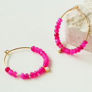 Blush Bloom Gemstone Earrings