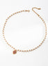Blush Pearl Heart Necklace