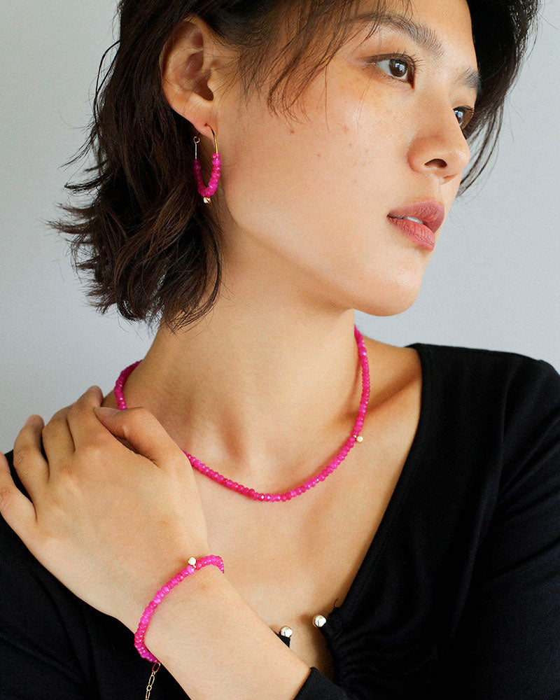 Blush Bloom Gemstone Bracelet