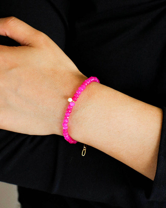 Blush Bloom Gemstone Bracelet