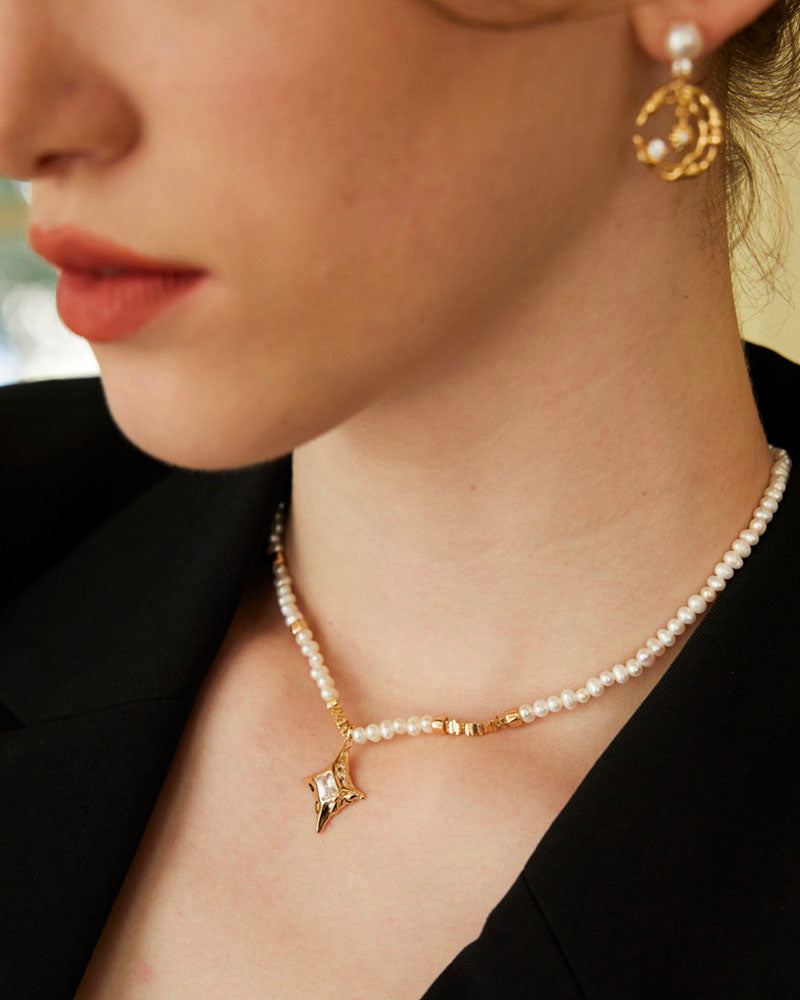 Celestial Pearl Necklace