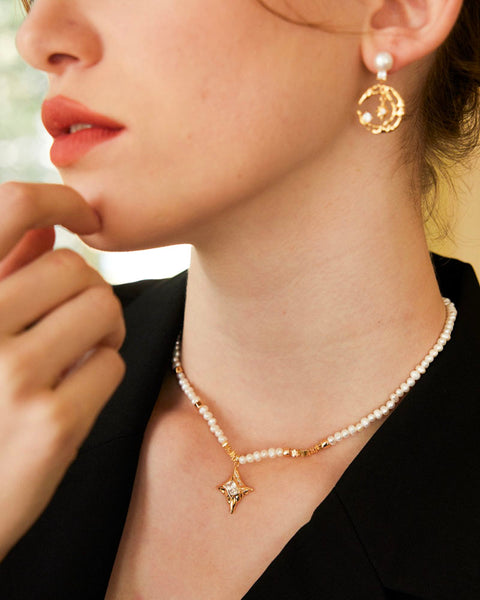 Celestial Pearl Necklace