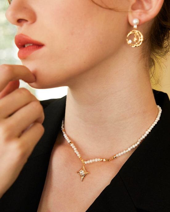 Celestial Pearl Necklace