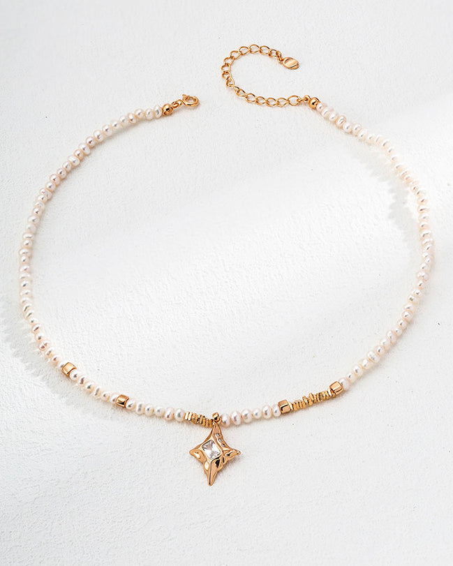 Celestial Pearl Necklace
