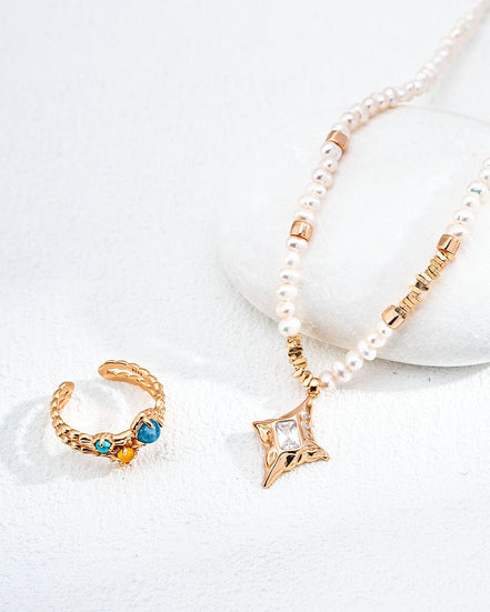 Celestial Pearl Necklace