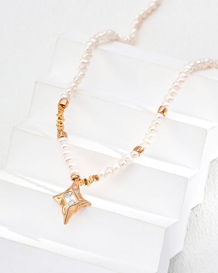 Celestial Pearl Necklace