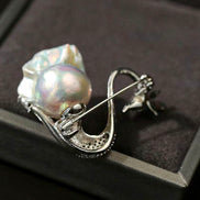 Celestial Swan Brooch