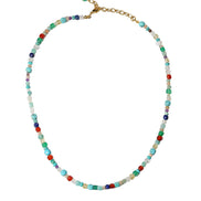 Colorful Gemstone Beads Necklace