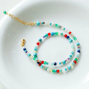 Colorful Gemstone Beads Necklace