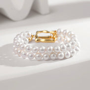 Double Grace Pearl Bracelet
