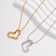 Embrace of Love Heart Pendant Necklace