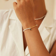 Pure Grace Emerald Drop Bracelet