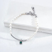 Pure Grace Emerald Drop Bracelet