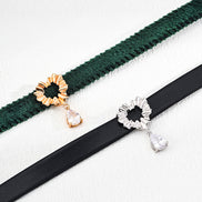 Emerald Velvet Radiance Choker