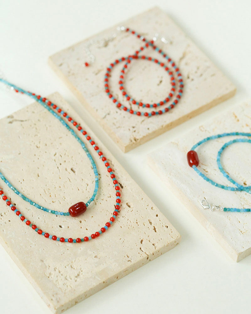 Gemstone Beaded Neclace
