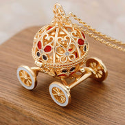 Gold Pumpkin Carriage Pendant