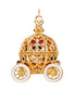Gold Pumpkin Carriage Pendant