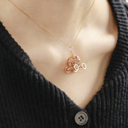 Gold Pumpkin Carriage Pendant