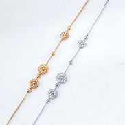 Golden Bloom Floral Necklace