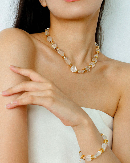 Golden Clarity Necklace