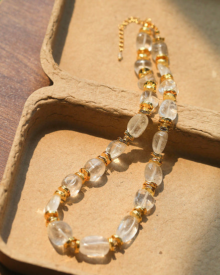 Golden Clarity Necklace