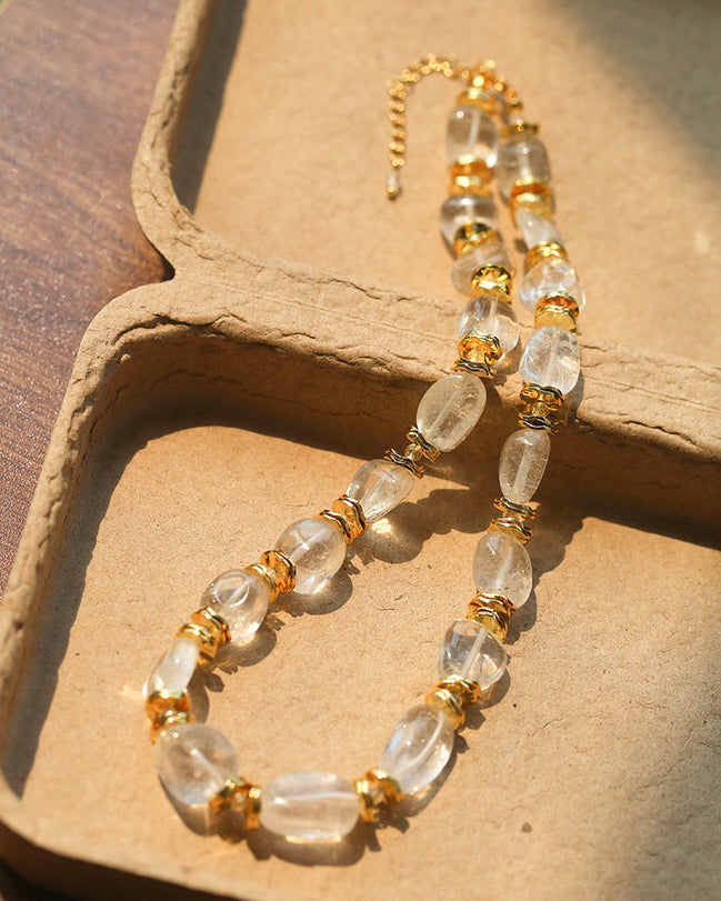 Golden Clarity Necklace