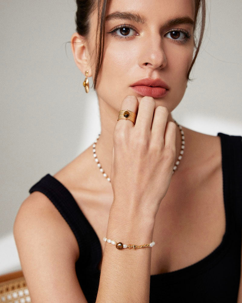 Golden Eye Bracelet