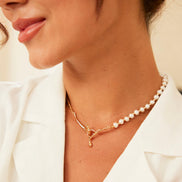 Whispering Waves Pearl Necklace