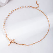 Whispering Waves Pearl Necklace