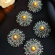 Golden Radiance Brooch